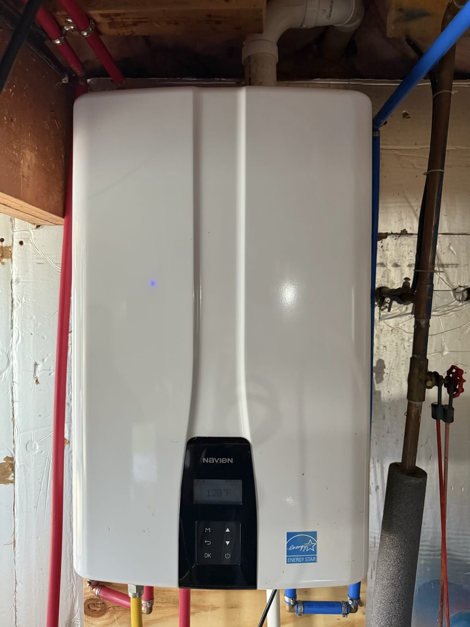 Navien tankless water heater installation