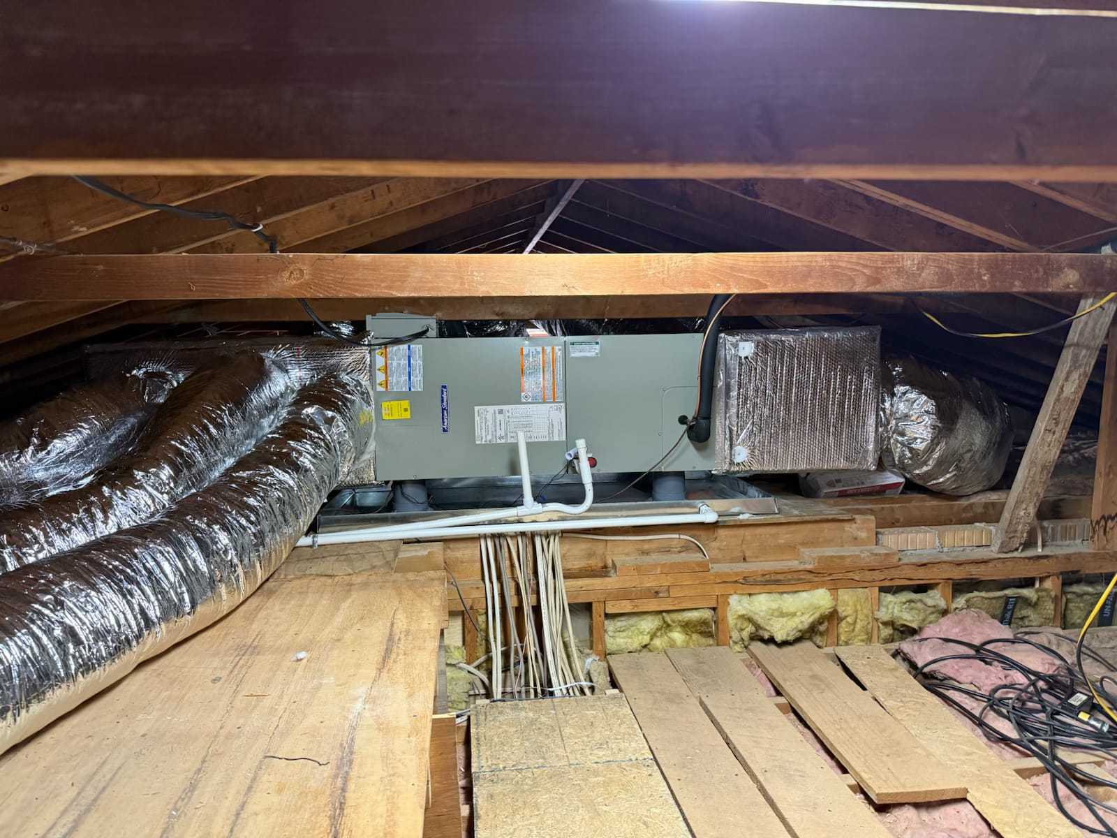AC unit installation